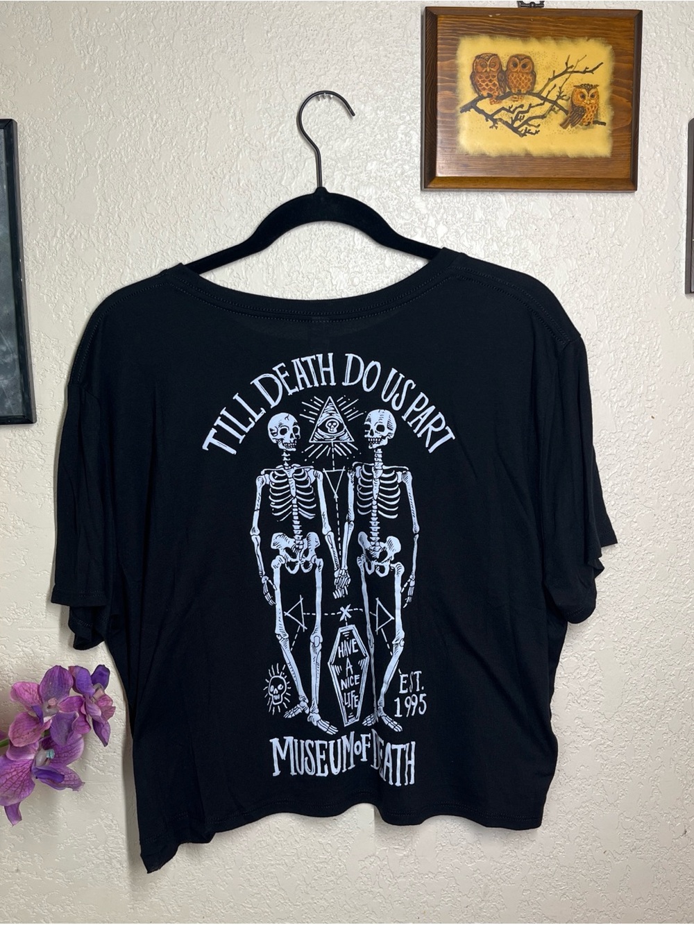 Museum of Death Black Graphic Tee - 'Till Death Do Us Part'